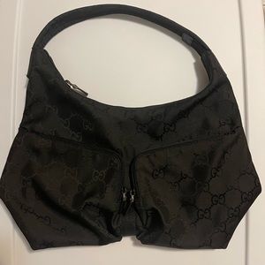 Authentic Vintage Gucci Hobo Monogram Canvass